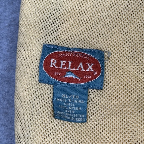 Tommy Bahama Relax Swim Trunks Mens XL Blue Tropical Print Lined Drawstring - Picture 2 of 12